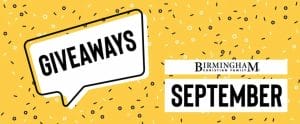 September Giveaways