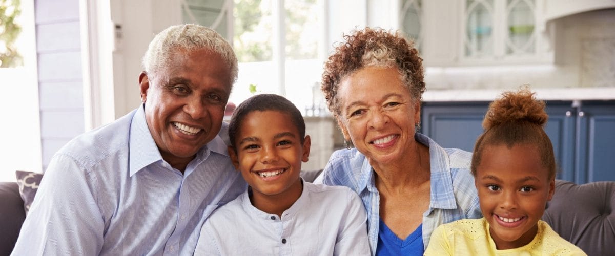 bigstock Grandparents and their young g 124792487