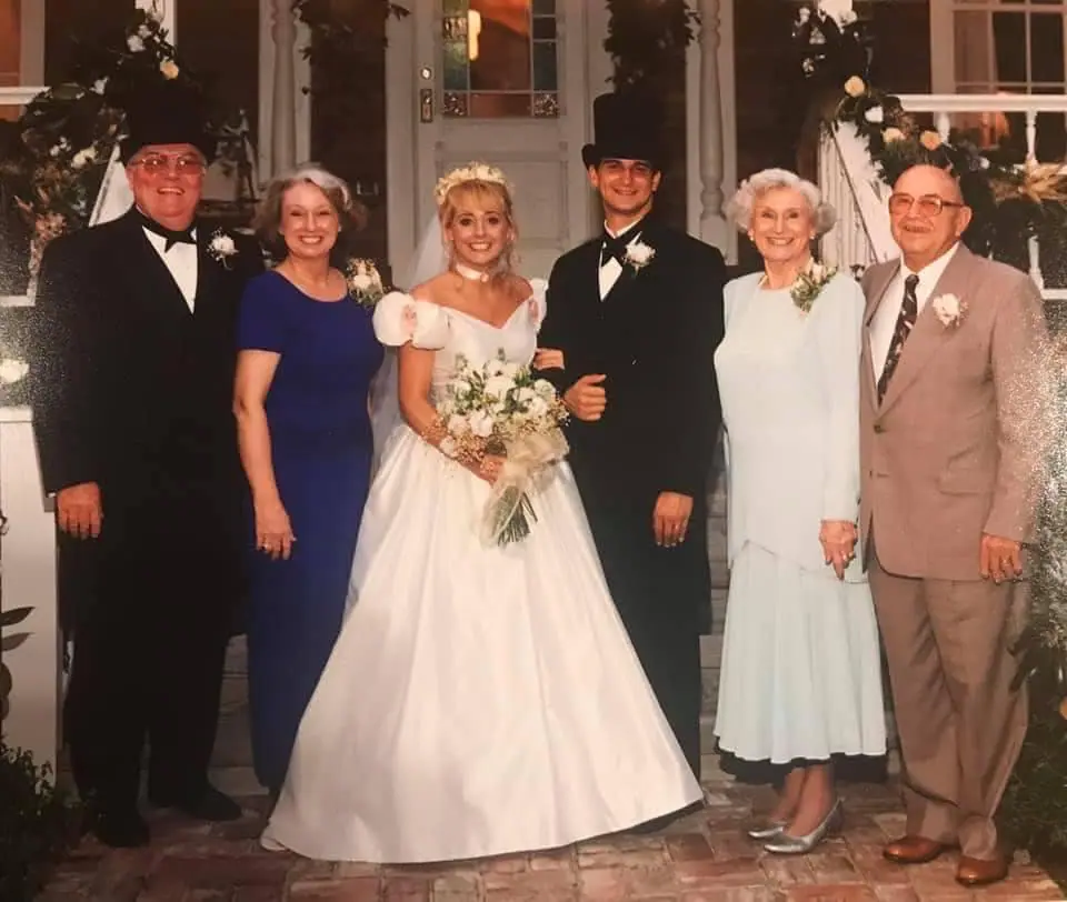 Walt and Hannah with parents