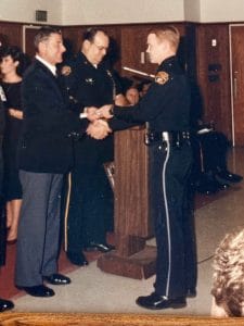 David at his swearing in