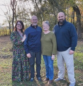 Mama Sue with husband and children