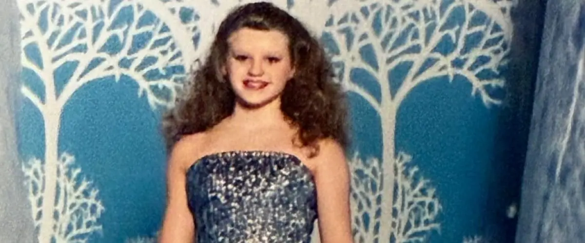 Lonna in pageant dress