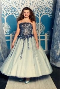Lonna in pageant dress