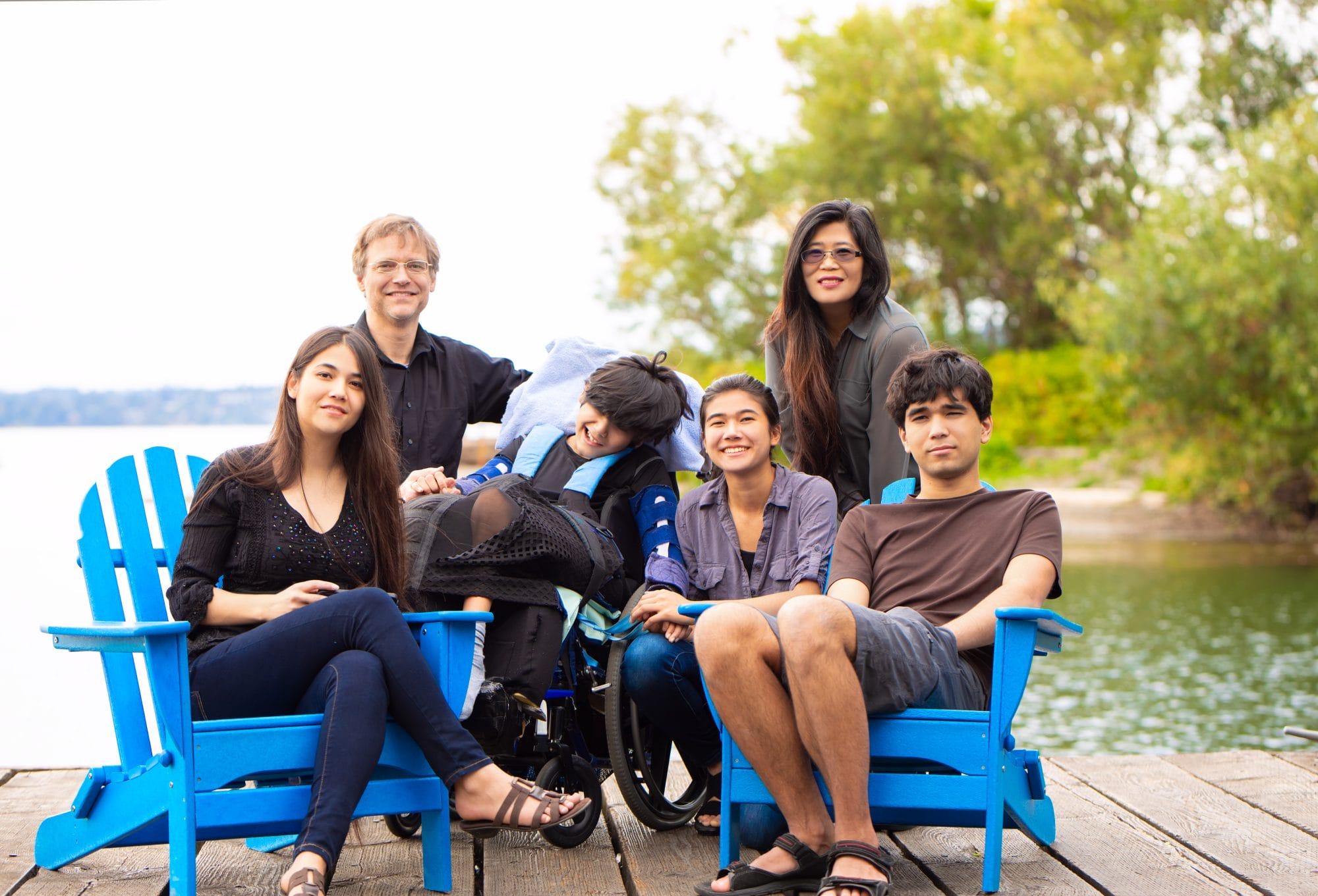 bigstock Multiracial Family With Specia 273564034