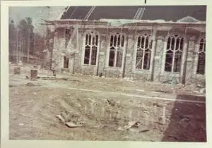Installation of Stained Glass Windows 1