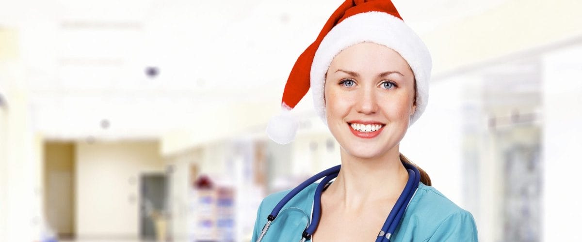 Smiling female medical doctor