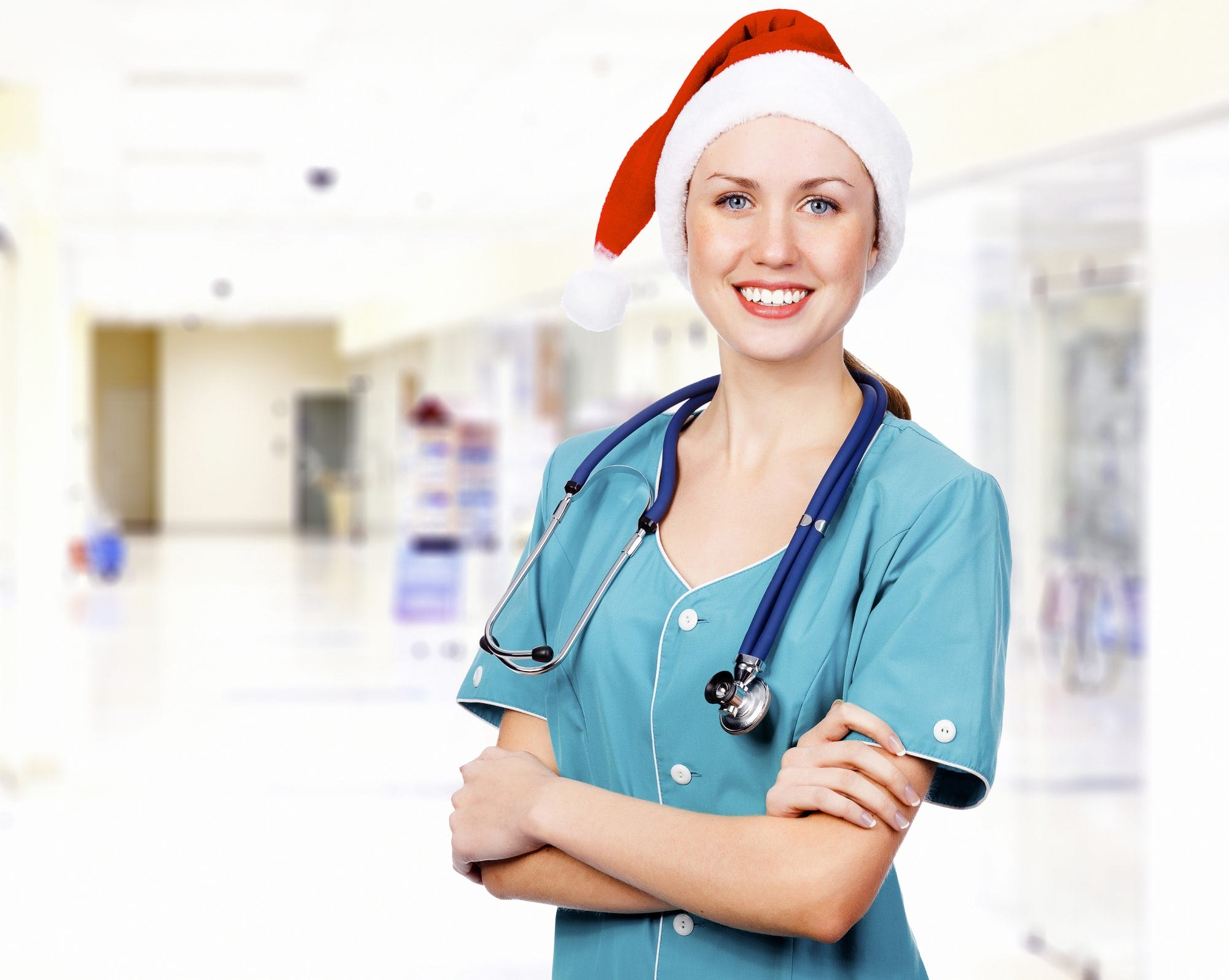 Smiling female medical doctor