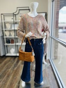 Wide leg jeans