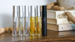 Ambre perfume bottles