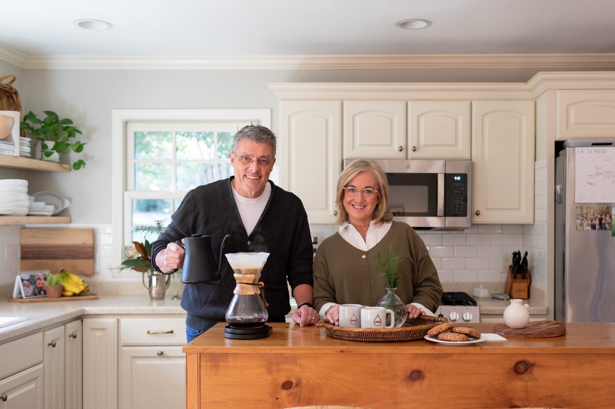 Anna and Tyler in kitchen