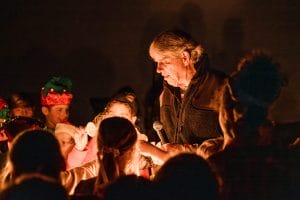 Mr. John lighting candles Mr. John lighting candles