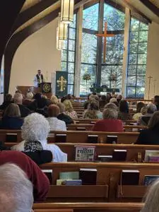 Michael Ahlemeyer preaching