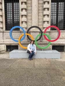 Wendy at the Olympics