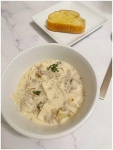 White Lasagna Soup