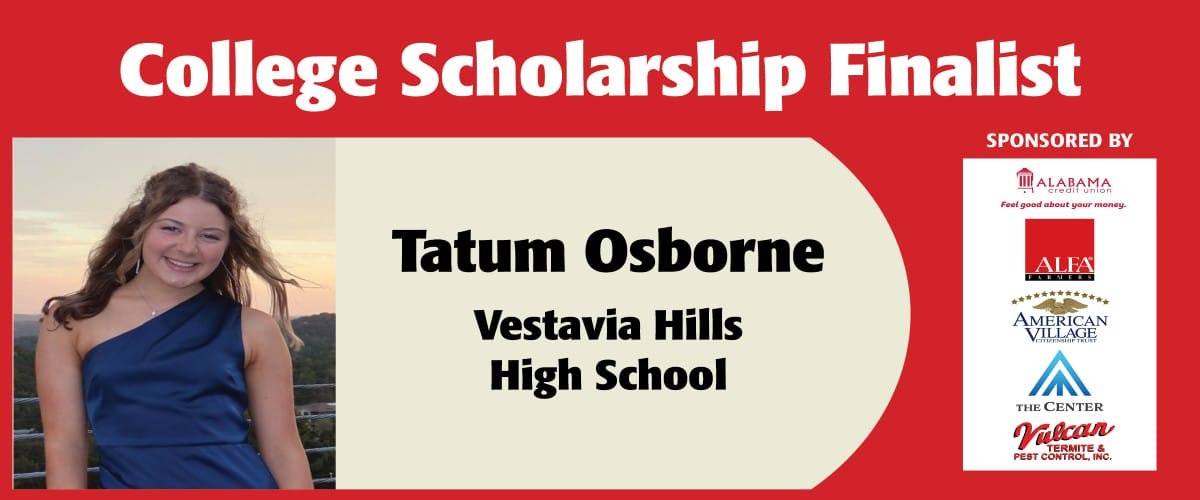 26 Scholarship finalist Tatum Osborne