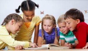 Group of Children reading