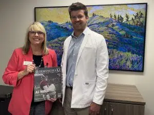 Laurie and Dr. Gooch Laurie and Dr. Gooch