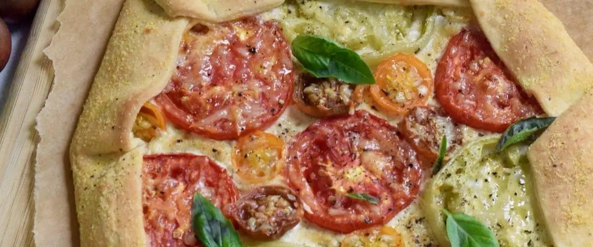 Overhead Tomato Galette