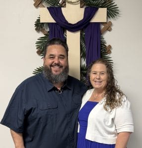 Justin Flores and wife Becki