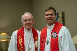 Pastor Hellmers with Pastor Ahlmeyer