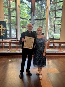 Pastor Hellmers and wife Dee