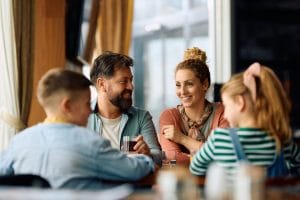 Family at table