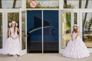 Hoover Belles at entrance