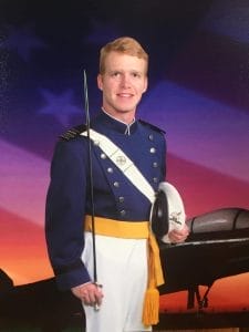 Caleb Standridge in uniform