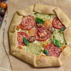 Overhead Tomato Galette
