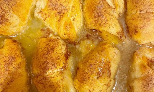 Peach Dumplings