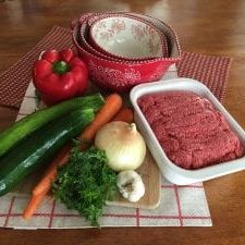 Ready Set Cook Recipe Vegetable Meatloaf ingredients